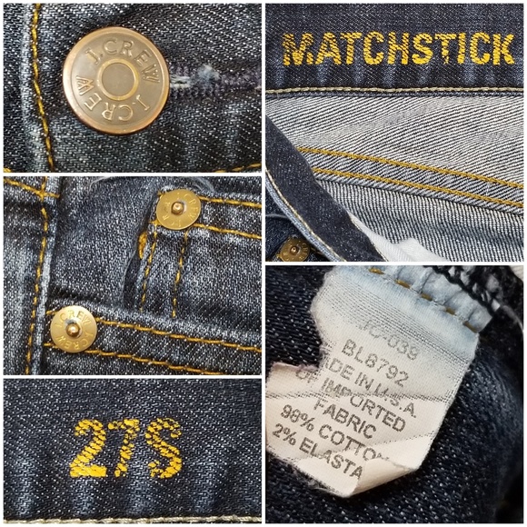 J. Crew Matchstick Jeans Size 27 Short - Picture 7 of 8